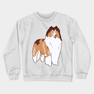 Collie illustration Crewneck Sweatshirt